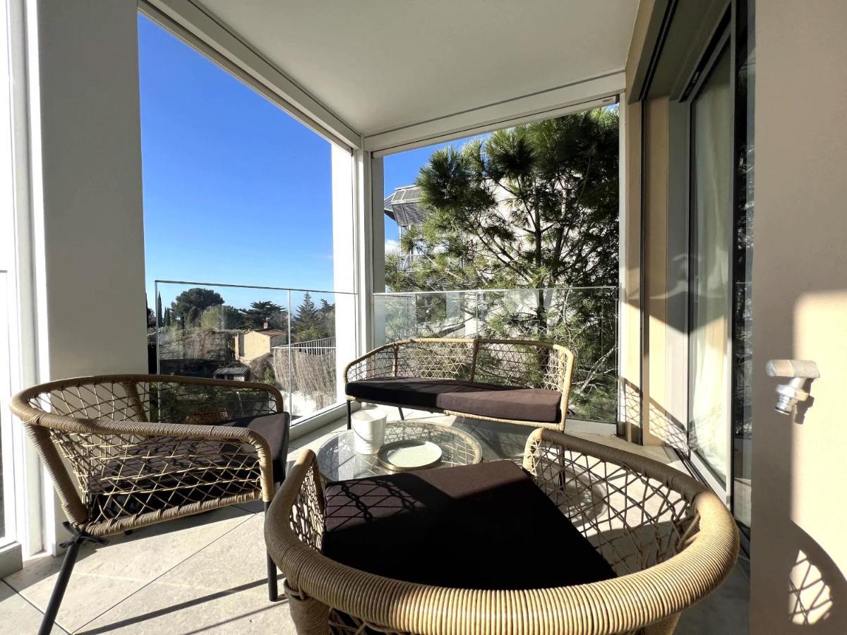 Apartament Magnifique 3 Pieces Vue Mer - Èze Zewnętrze zdjęcie